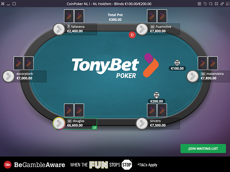 TonyBet online